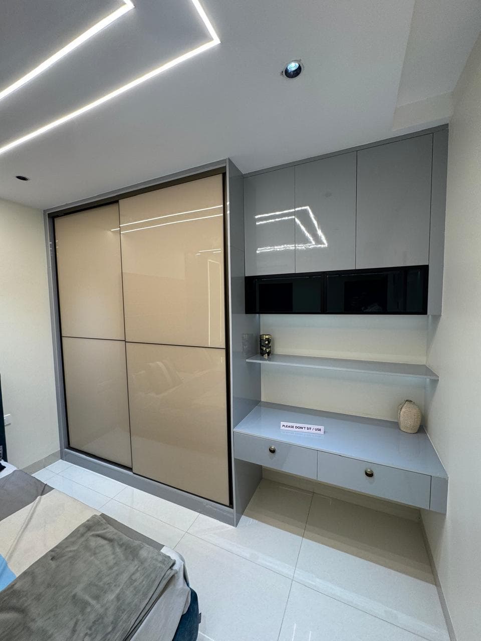 V3 Spaces showroom bedroom display suite